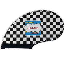 Checkers & Racecars Golf Club Iron Cover (Personalized)