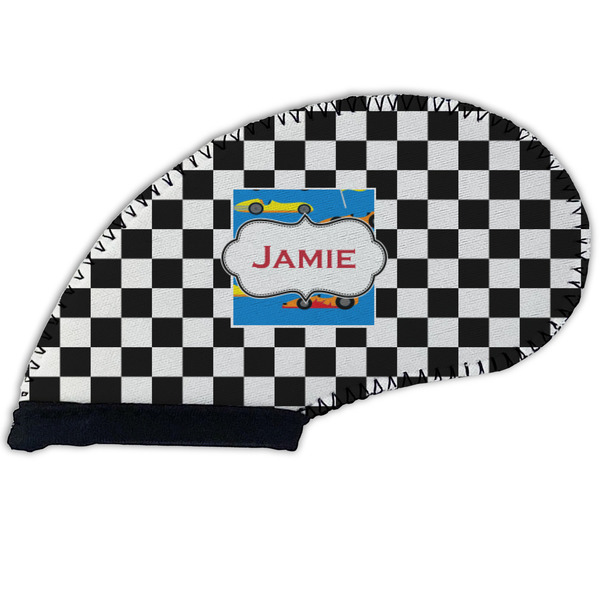 Checkers & Racecars Golf Club Covers - FRONT