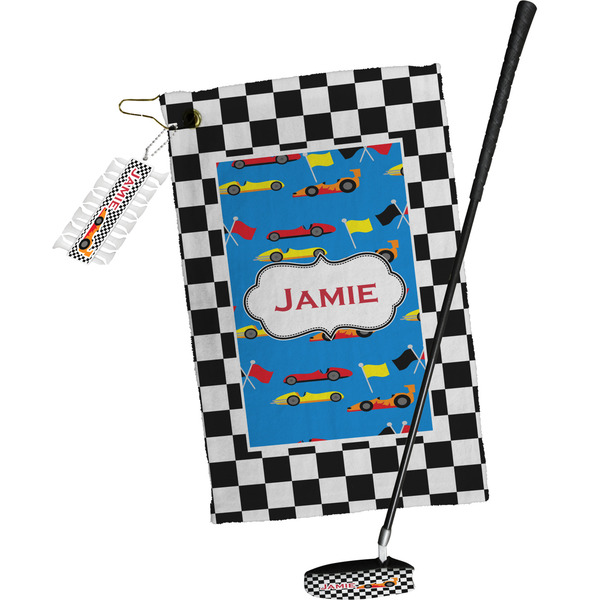 Checkers & Racecars Golf Gift Kit (Full Print)
