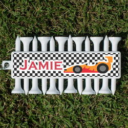 Checkers & Racecars Golf Tees & Ball Markers Set (Personalized)