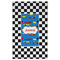 Checkers & Racecars Golf Towel - Front (Large)