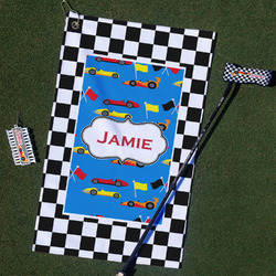 Checkers & Racecars Golf Towel Gift Set (Personalized)