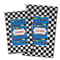 Checkers & Racecars Golf Towel - PARENT (small and large)