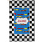 Checkers & Racecars Golf Towel (Personalized) - APPROVAL (Small Full Print)