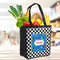Checkers & Racecars Grocery Bag - LIFESTYLE