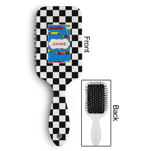 Checkers & Racecars Hair Brush - Approval