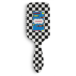 Checkers & Racecars Hair Brushes (Personalized)