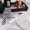 Checkers & Racecars Hair Brush - With Hand Mirror