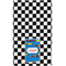 Checkers & Racecars Hand Towel (Personalized) Full