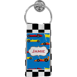 Checkers & Racecars Hand Towel - Full Print (Personalized)