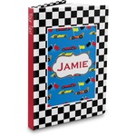 Checkers & Racecars Hardbound Journal - 5.75" x 8" (Personalized)