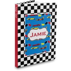 Checkers & Racecars Hardbound Journal (Personalized)