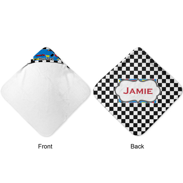 Checkers & Racecars Hooded Baby Towel- Approval