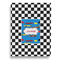 Checkers & Racecars House Flags - Double Sided - BACK