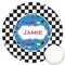 Checkers & Racecars Icing Circle - Large - Front
