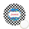 Checkers & Racecars Icing Circle - Small - Front