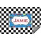 Checkers & Racecars Indoor / Outdoor Rug - 6'x8' w/ Name or Text