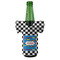Checkers & Racecars Jersey Bottle Cooler - FRONT (on bottle)