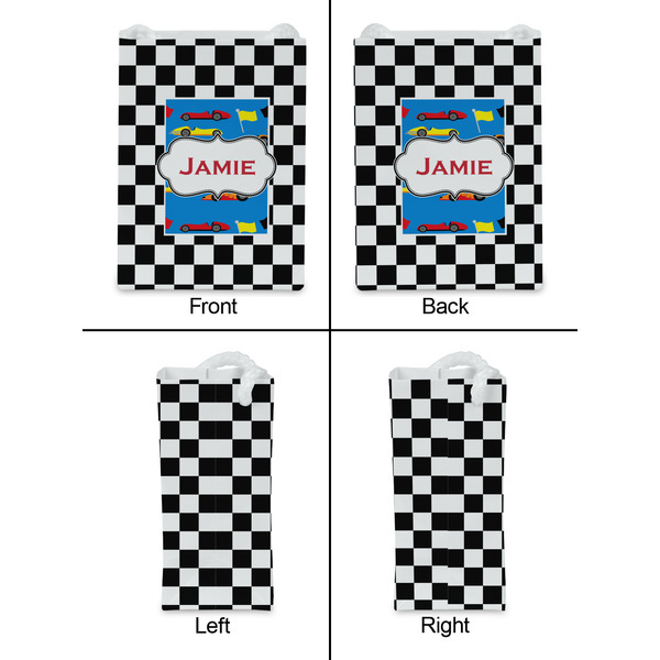 Checkers & Racecars Jewelry Gift Bag - Gloss - Approval