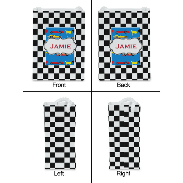 Checkers & Racecars Jewelry Gift Bag - Matte - Approval