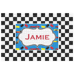 Checkers & Racecars 1014 pc Jigsaw Puzzle (Personalized)