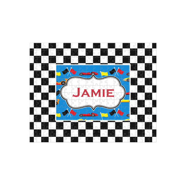 Custom Checkers & Racecars 252 pc Jigsaw Puzzle (Personalized)