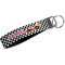 Checkers & Racecars Webbing Keychain FOB with Metal
