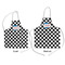 Checkers & Racecars Kid's Aprons - Comparison