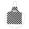 Checkers & Racecars Kid's Aprons - Medium Approval