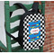 Checkers & Racecars Kids Backpack - In Context
