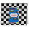 Checkers & Racecars Kitchen Towel - Poly Cotton w/ Name or Text