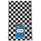 Checkers & Racecars Kitchen Towel - Poly Cotton - Full Front