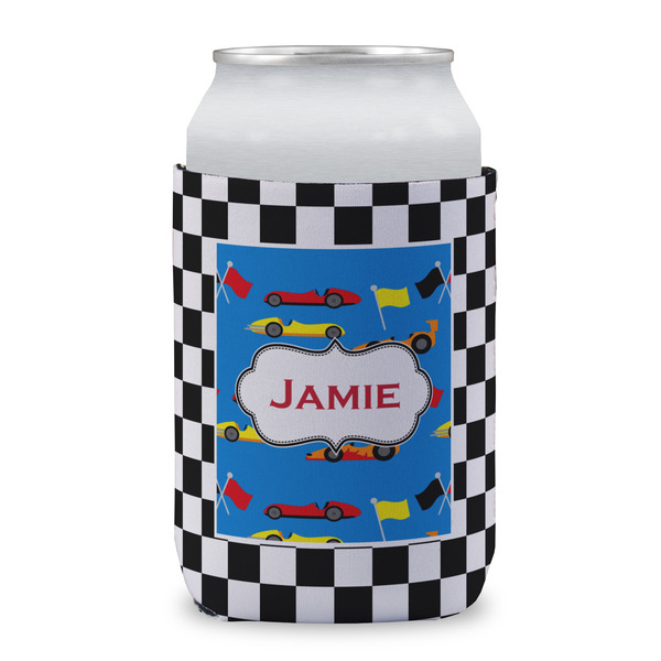 Checkers & Racecars Can Sleeve