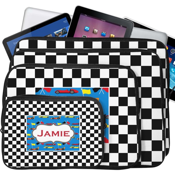 Checkers & Racecars Laptop Case Sizes
