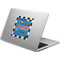 Checkers & Racecars Laptop Decal