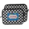 Checkers & Racecars Laptop Sleeve (Size Comparison)