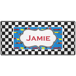 Checkers & Racecars Gaming Mouse Pad (Personalized)