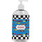 Checkers & Racecars Large Liquid Dispenser (16 oz) - White