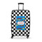 Checkers & Racecars Large Travel Bag - With Handle