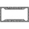 Checkers & Racecars License Plate Frame - Style A (Personalized)