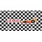 Checkers & Racecars Front License Plate (Personalized)