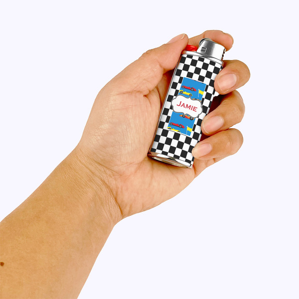 Checkers & Racecars Lighter Case - LIFESTYLE