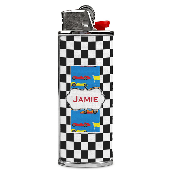 Custom Checkers & Racecars Case for BIC Lighters (Personalized)