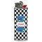 Checkers & Racecars Lighter Case - Front