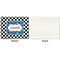 Checkers & Racecars Linen Placemat - APPROVAL Single (single sided)