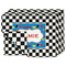 Checkers & Racecars Linen Placemat - MAIN Set of 4 (double sided)