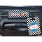 Checkers & Racecars Luggage Wrap & Tag
