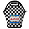 Checkers & Racecars Lunch Bag - Front
