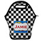 Checkers & Racecars Lunch Bag w/ Name or Text