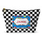 Checkers & Racecars Makeup Bag - Small - 8.5"x4.5" (Personalized)